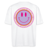 Bio Shirt "Sejerlänner Mädche", Unisex und Oversized, verschiedene Farben - weiß