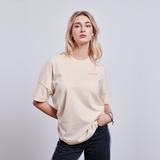 Bio Shirt "Sejerlänner Mädche", Unisex und Oversized, verschiedene Farben - Naturweiß