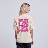 Bio Shirt "Siegerlandliebe/ Nodda -wavy", Unisex und Oversized, verschiedene Farben - Naturweiß