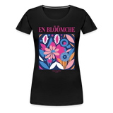 Shirt "En Blöömche", verschiedene Farben - Schwarz