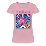 Shirt "En Blöömche", verschiedene Farben - Hellrosa