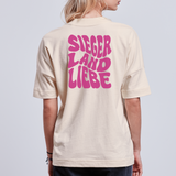 Bio Shirt "Siegerlandliebe/ Nodda -wavy", Unisex und Oversized, verschiedene Farben - Naturweiß