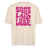 Bio Shirt "Siegerlandliebe/ Nodda -wavy", Unisex und Oversized, verschiedene Farben - Naturweiß