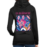 Hoodie "En Blöömche", verschiedene Farben - Schwarz