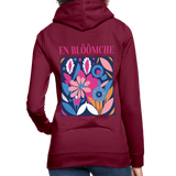 Hoodie "En Blöömche", verschiedene Farben - Bordeaux