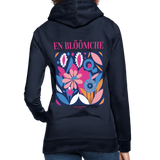 Hoodie "En Blöömche", verschiedene Farben - Navy