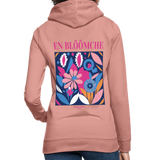 Hoodie "En Blöömche", verschiedene Farben - Altrosa