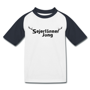 Shirt "Sejerlänner Jong", weiß-schwarz - white/navy