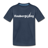 Kindershirt "Haubergsjong", schwarz-weiß - navy
