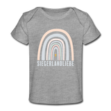 Bio T-shirt "Siegerlandliebe Regenbogen" - heather grey