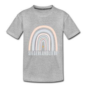 Kinder T-Shirt "Siegerlandliebe Regenbogen" - rose shadow