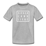 Kindershirt "Siegerlandliebe", verschiedene Farben - heather grey