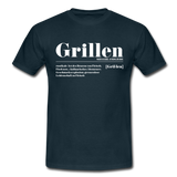 Shirt "Grillen Definition", verschiedene Farben - Navy