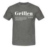 Shirt "Grillen Definition", verschiedene Farben - Graphit