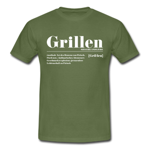 Shirt "Grillen Definition", verschiedene Farben - Navy