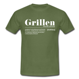 Shirt "Grillen Definition", verschiedene Farben - Militärgrün