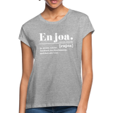 Shirt "EnJoa Definition", verschiedene Farben - Grau meliert