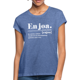 Shirt "EnJoa Definition", verschiedene Farben - Denim meliert