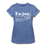 Shirt "EnJoa Definition", verschiedene Farben - Denim meliert