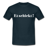 Shirt "Et schickt", verschiedene Farben - Navy