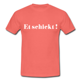 Shirt "Et schickt", verschiedene Farben - Koralle