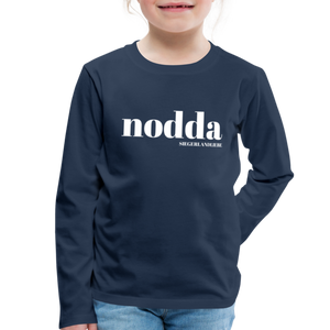 Kindershirt, langarm, "Nodda Definition", verschiedene Farben - Navy