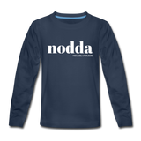 Kindershirt, langarm, "Nodda Definition", verschiedene Farben - Navy