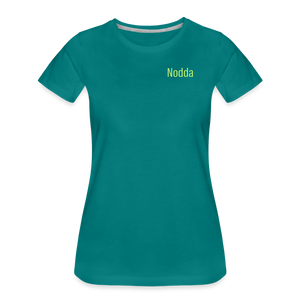 Shirt "Siegerlandliebe/ Nodda", davablau-grün - Divablau