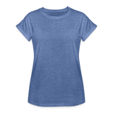 Shirt "Bonde Blöömche", verschiedene Farben - Denim meliert