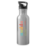 Trinkflasche "Nodda Definition bunt" aus Edelstahl, verschiedene Farben - Lightsilver