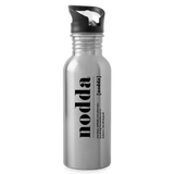 Trinkflasche "Nodda Definition" aus Edelstahl, verschiedene Farben - Lightsilver