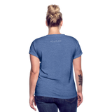 Shirt "Sejerlänner Mädche", schwarz, Oversize T-Shirt - Denim meliert
