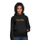 Hoodie "Nodda", unisex, verschiedene Farben, - Schwarz